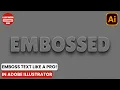 Emboss Text Effect Illustrator Letterpress Effect Engraving Style 3d Neumorphism Editable Engraved