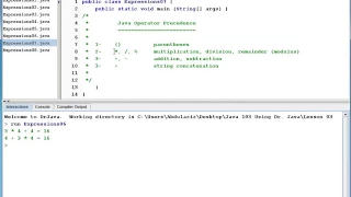 Java Level 1 Using Dr Java Lesson 03 Expressions