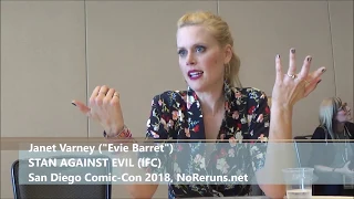 stan against evil q u0026a with janet varney sdcc 2018