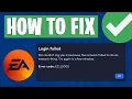 How To Fix EA App Error Code EC 10005 2024