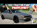 50 DOLLAR TRACTOR PAINT ON MY V8 FORD POWERED TOYOTA HOW TO DO A NICE CHEAP PAINTJOB ON A BUDGET