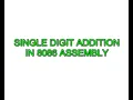 Addition to two digits in assembly with carry Using AAA instruction