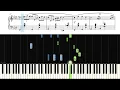 Chopin - Nocturne Op. 55 No. 1 - Piano Tutorial with Sheet Music