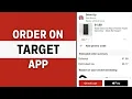 How to Order on Target App Purchase from Target Drive Up