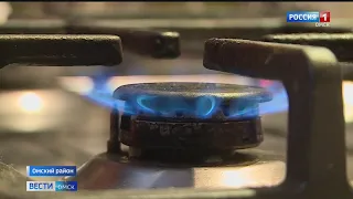 В Лузино Омского района сегодня запустили распределительный газопровод