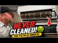 Deep Cleaning a Fujitsu Mini Split That Hasn t Been Serviced in Years