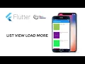 Flutter Development Tutorial - Load more List View