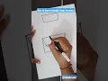 How to draw simple rectangle shape drwaing in easy way