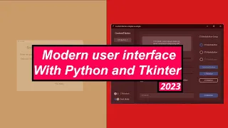 Modern user interface using Python Tkinter newer version
