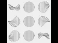 Split circle that rotate Draw by openFrameworks