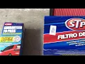 2003 NB Miata Air Filter from AutoZone 14 95 oil Filter 10 oil grade 19 from Walmart