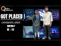 We are proud to announce that our student has successfully got placed in an IT company