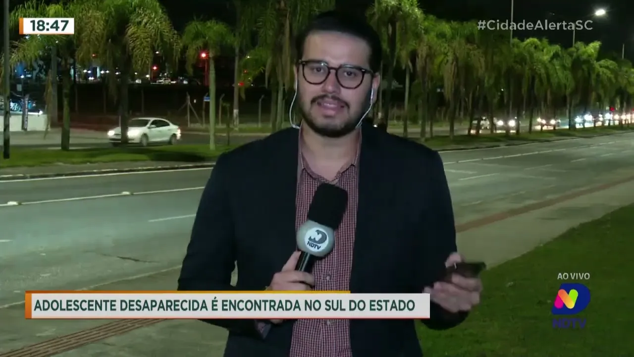 Adolescente desaparecida é encontrada no Sul do Estado