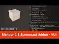Blender 2 8 Screencast Keys Addon
