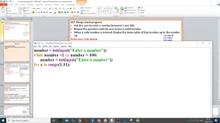 Task 227 - Range check validation