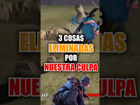 3 Cosas ELIMINADAS POR NUESTRA CULPA de Free Fire | Parte 7  #silocorp #freefire