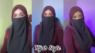 hijab style mila jilbab bercadar live bigo