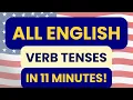 ALL English verb tenses in 10 minutes