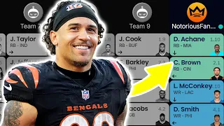 2026 Fantasy Football Mock Draft 10 Team PPR Pick 10
