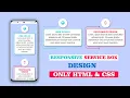 How To Create Responsive Service Box Desing Using HTML And CSS Service Box Tutorial
