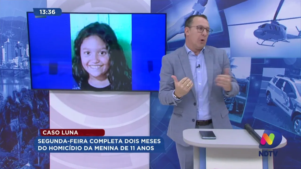 Caso Luna: segunda-feira (13) completa dois meses do homicídio de menina de 11 anos