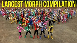 The Largest Power Rangers Fan Morph Compilation