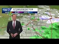 Rain and snow showers near Omaha