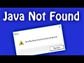 How to fix Java Runtime Error Minecraft English Java Runtime Environment Not Found Windows 10