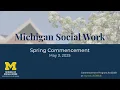 School of Social Work Spring Commencement 2025