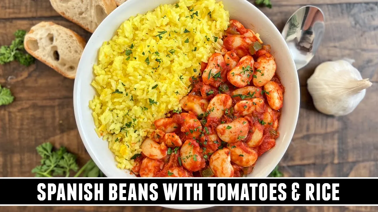 Spanish Beans with Tomatoes & Rice   Heart-Healthy 30 Minute Recipe