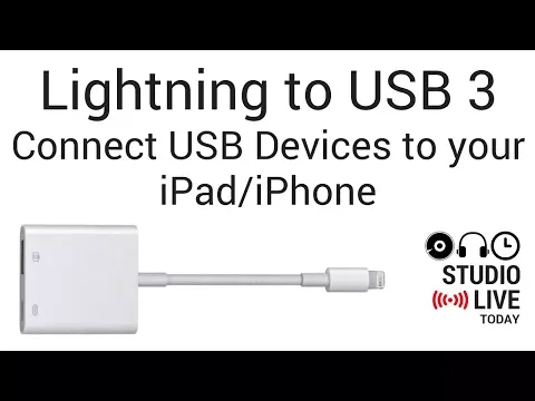 Download MP3 How to use a LIGHTNING TO USB 3 adapter (iPhone/iPad)