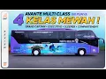 Lagu WOW ADA 4 KELAS MEWAH DI BUS INI ! New Avante Multi Class PO. Restu Mulya