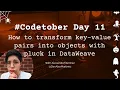 How to transform key-value pairs into objects using pluck in DataWeave 2022 Day 11