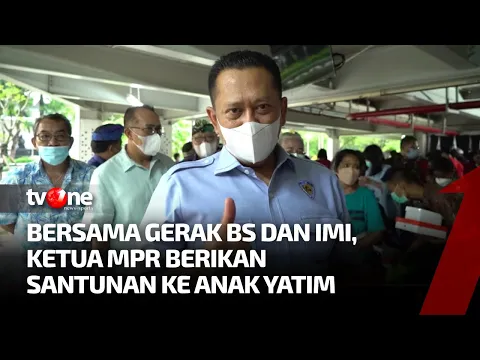 Bamsoet Bersama GERAK BS dan IMI Berikan Santunan Anak Yatim Lintas Agama
