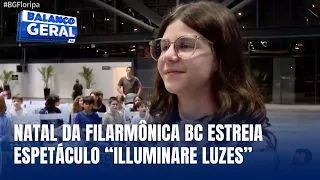 Espetáculo “Illuminare Luzes” abre clima de Natal em Balneário Camboriú