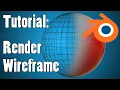 Blender Tutorial How to Render Wireframe