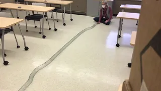 Destructive interference with a slinky