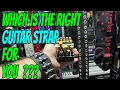 GUITAR STRAPS - Everything you ever wanted to know The Good The Bad The Ugly