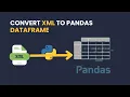 Convert XML to Pandas DataFrame in Python
