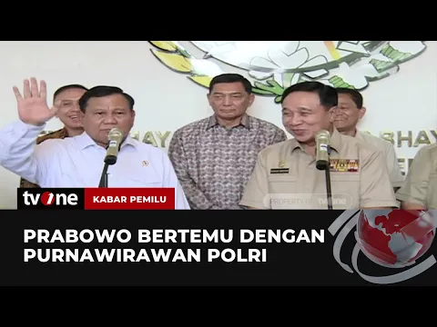 Prabowo Subianto Beri Apresiasi saat Bertemu Purnawirawan Polri