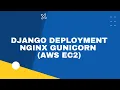 Deploy Django on AWS Django Deployment NGINX GUNICORN Django Deployment