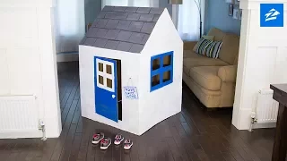 Create The Perfect Cardboard Box Playhouse Zillow 