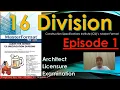 16 Division Episode 1 - Construction Specifications Institute CSI s Master Format
