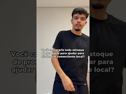 Comprei 100 caldos para ajudar o comerciante