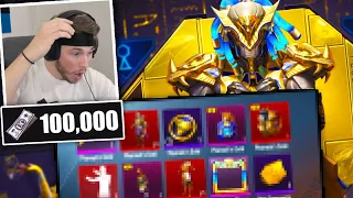 new pharaoh skin opening 100 000 uc pubg mobile