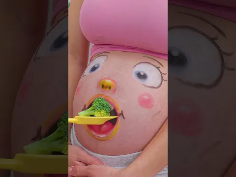 😲Mom's Having a Baby! Baby Wants Healthy Food! 🥦👶💚