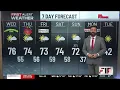 Meteorologist gives the Christmas forecast but as a poem