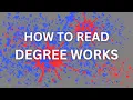 How to Read Degree Works