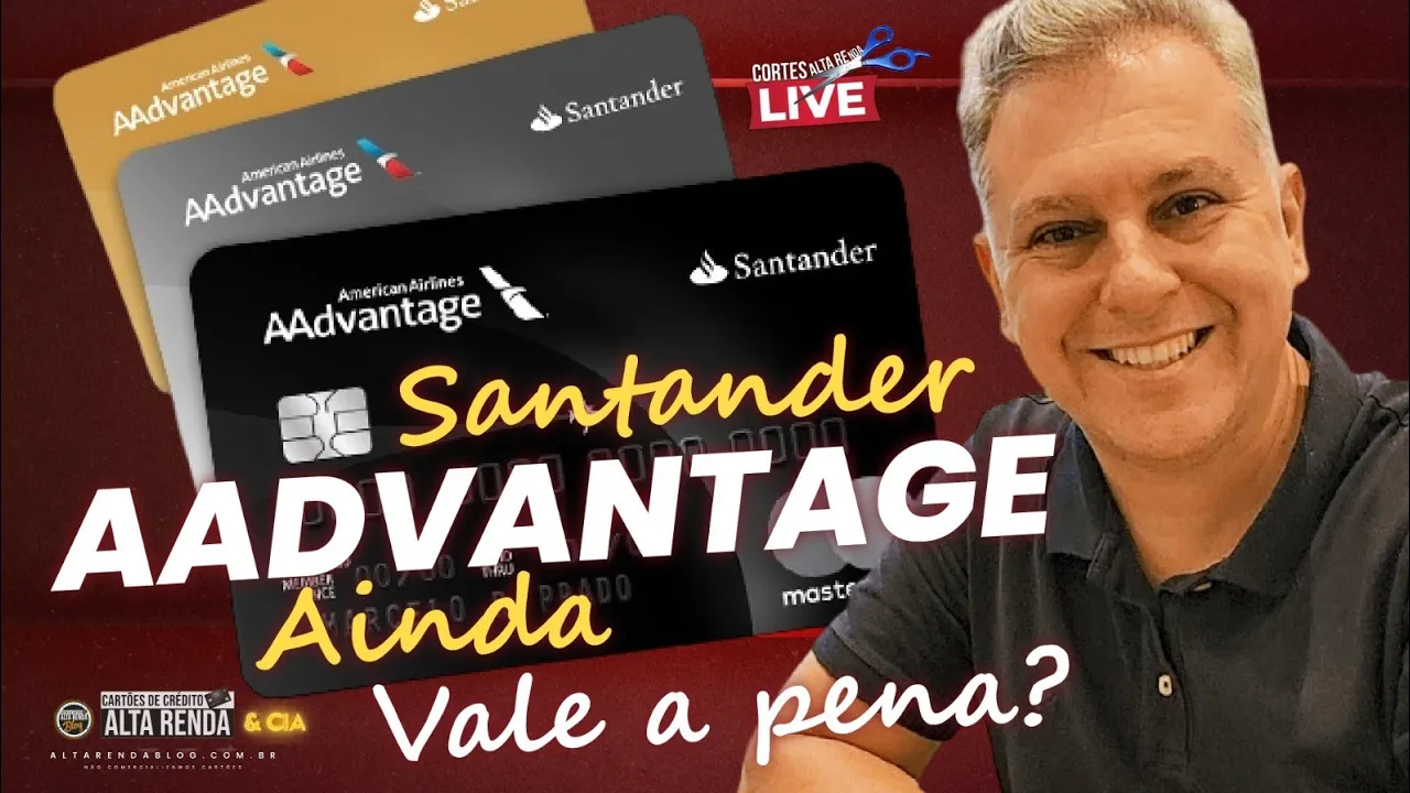 ????Cartão de Crédito Santander / AAdvantage® Mastercard Platinum e Black, análise completa dos cartões