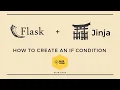 How to create if block using Jinja and Flask Beginners
